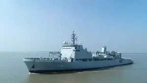 Multi-purpose Naval Vessel Samarthak launched