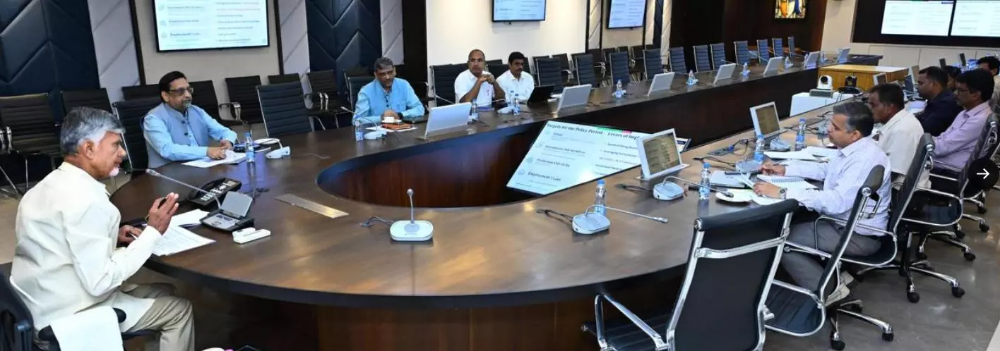 Officials review arrangements for Amaravati Drone Summit