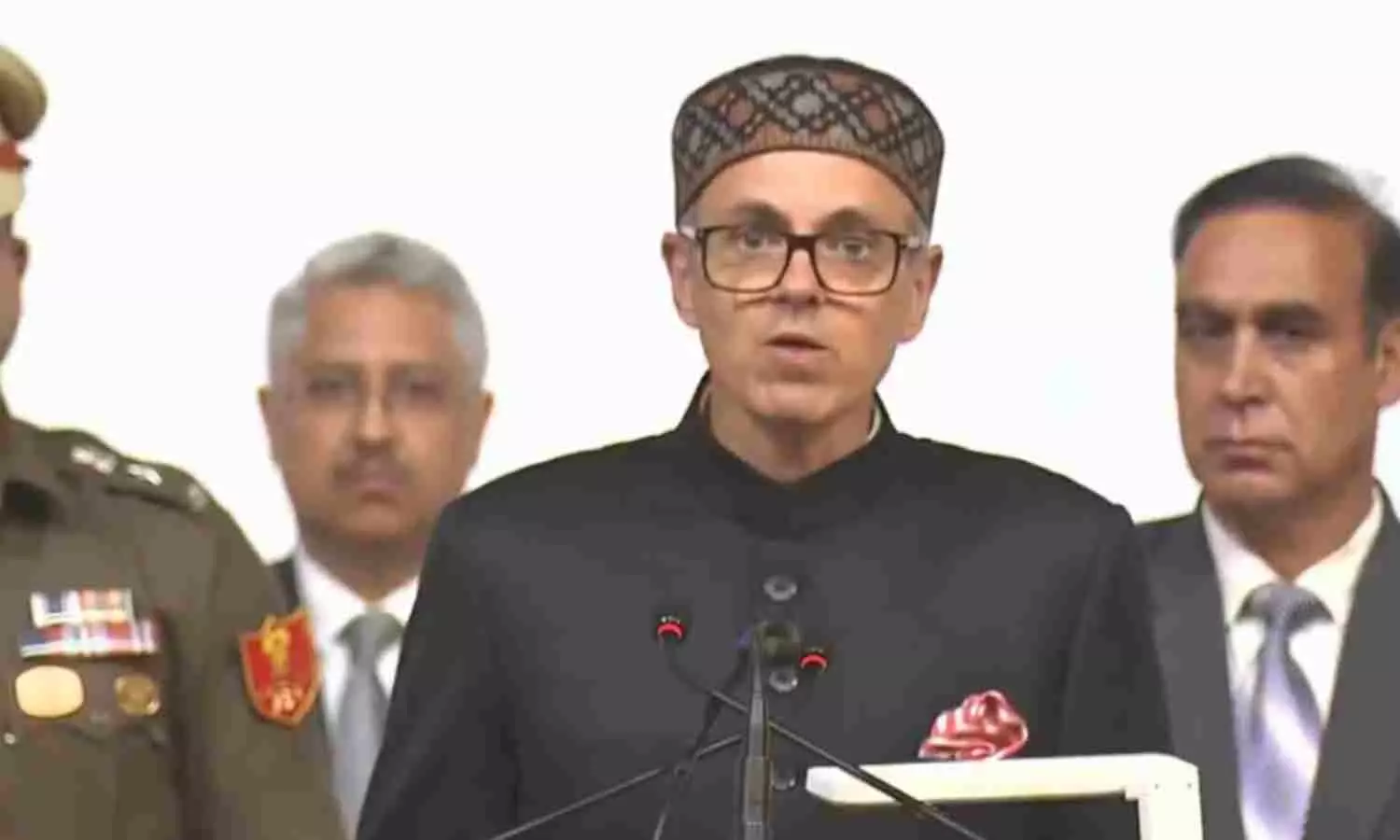 Omar Abdullah takes oath as first CM of J&K UT