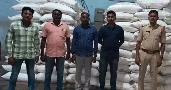 Task force police seize 512.5 quintals of PDS rice in Hanamkonda