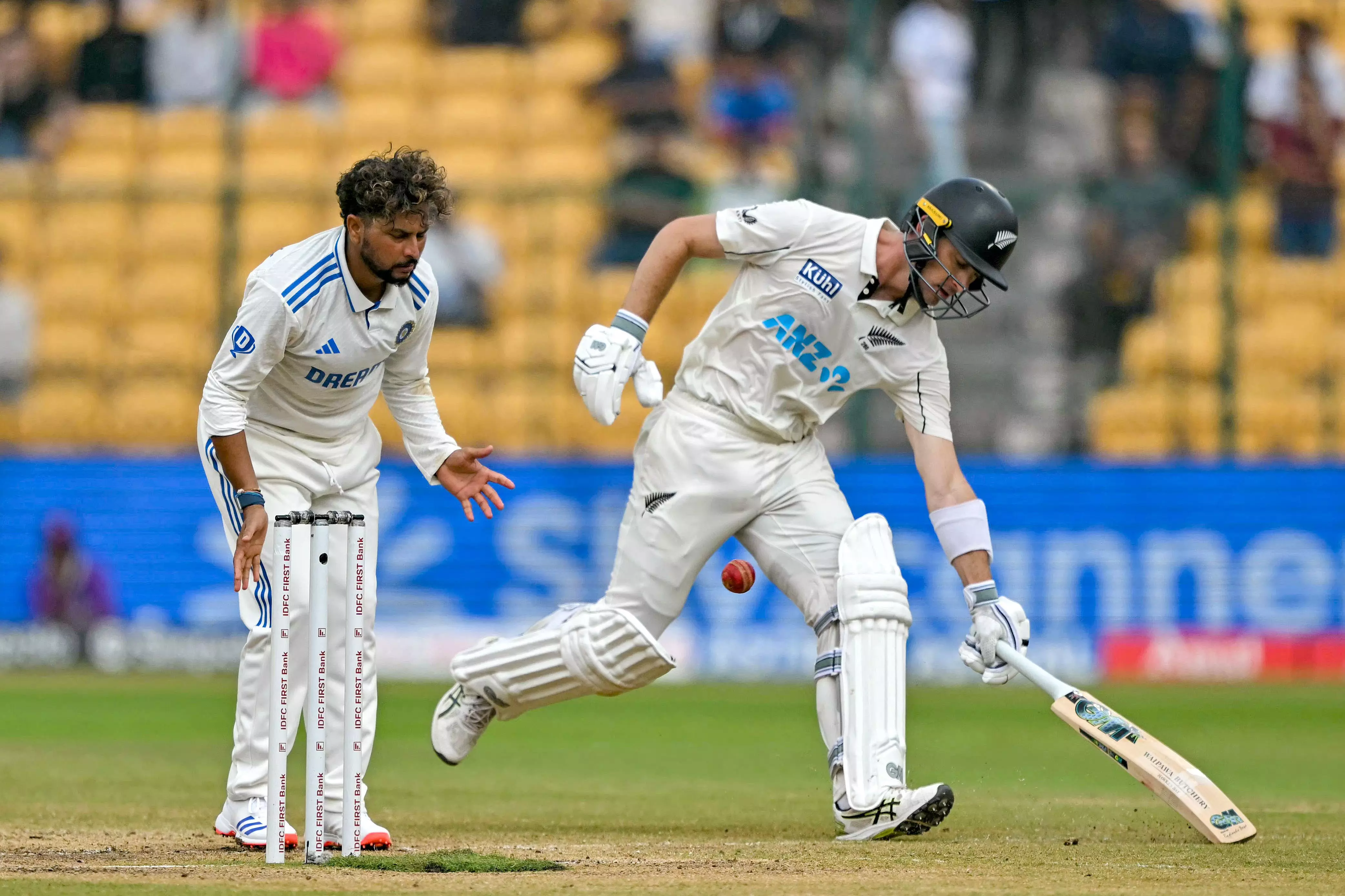 New Zealand beat India by 8 wickets in Bengaluru Test