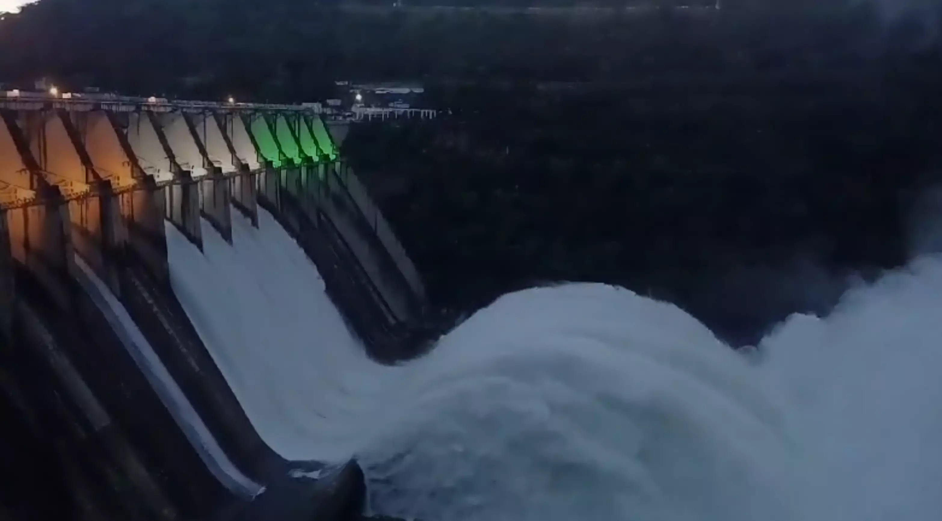 Srisailam Reservoir Receives Huge Inflows