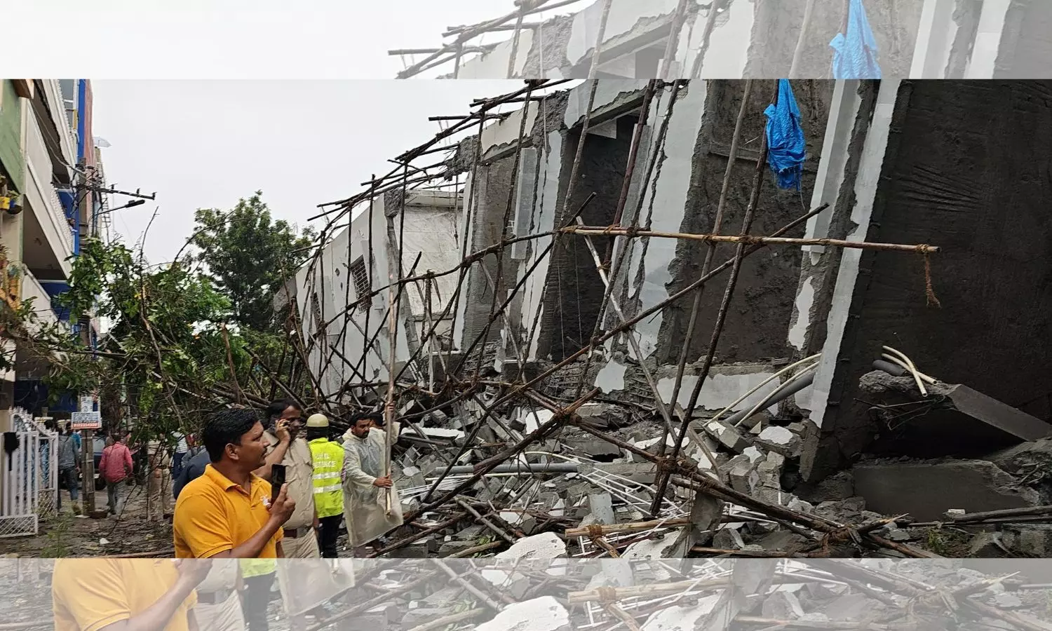 17 workers trapped after under-construction building collapses in Bengaluru