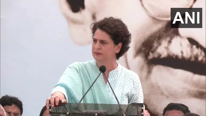 Modi govts objective is to stay in power by any means: Priyanka Gandhi