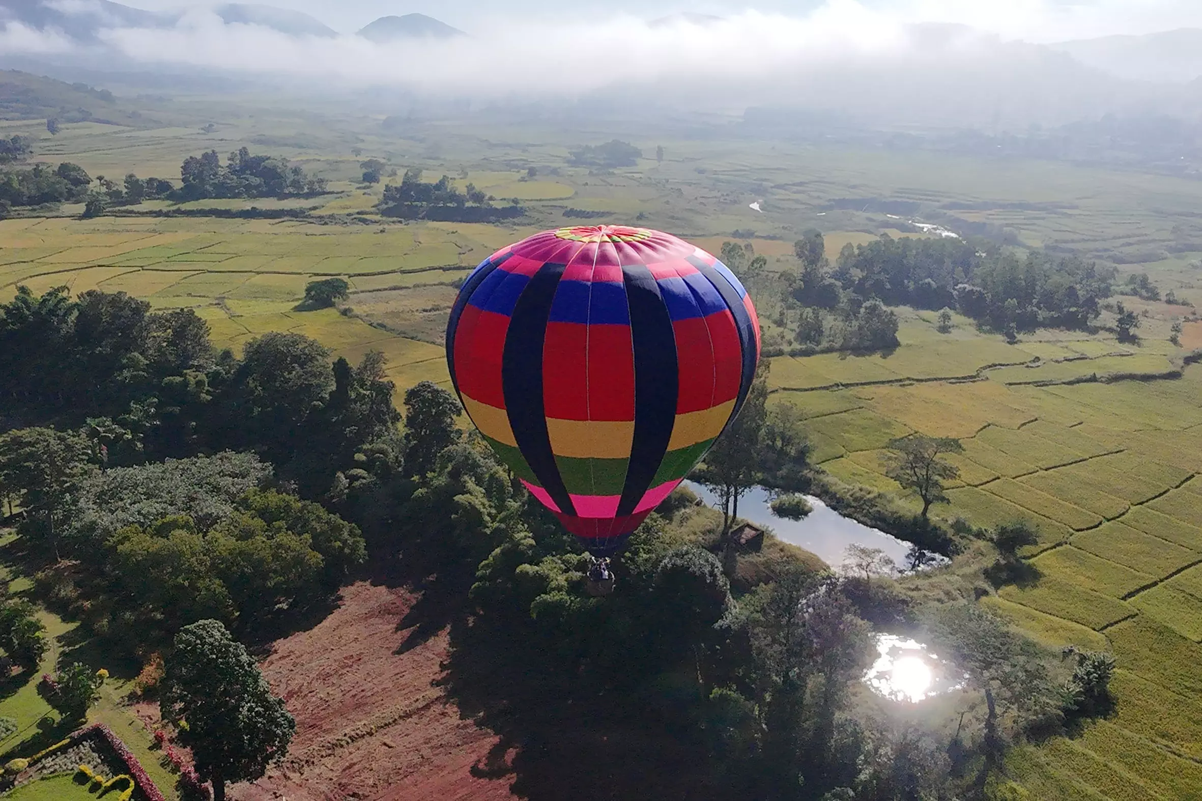 Hot Air Balloon Launched in Araku Valley