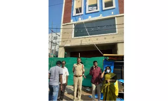 Six Illegal Under Construction Buildings in LB Nagar Zone Sealed