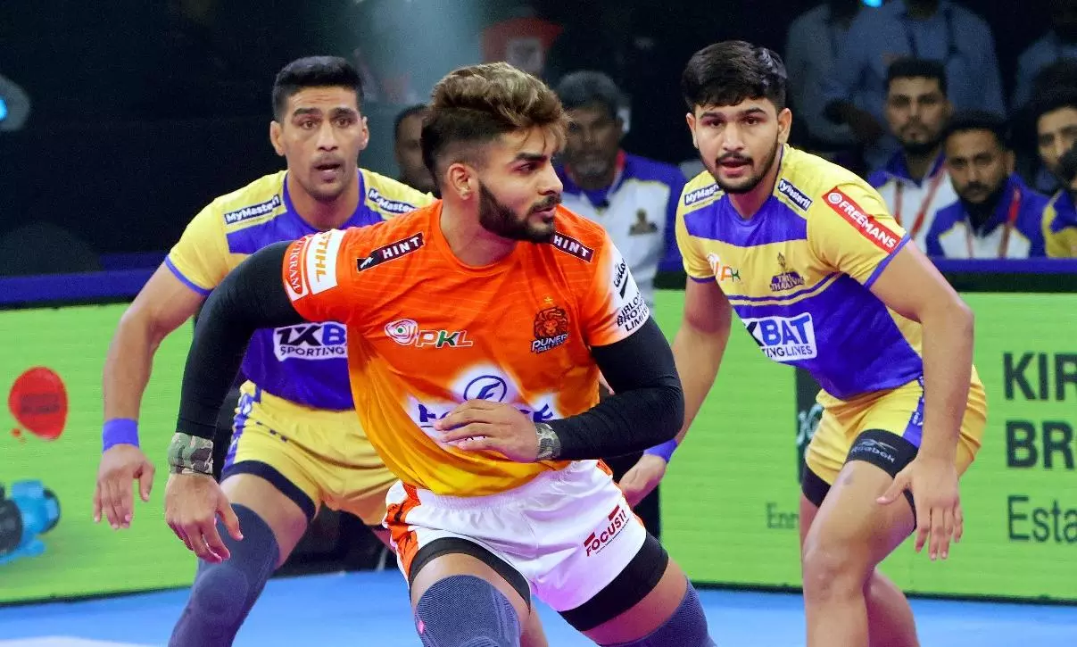 Sachin leads Tamil Thalaivas to thrilling win against Puneri Paltan