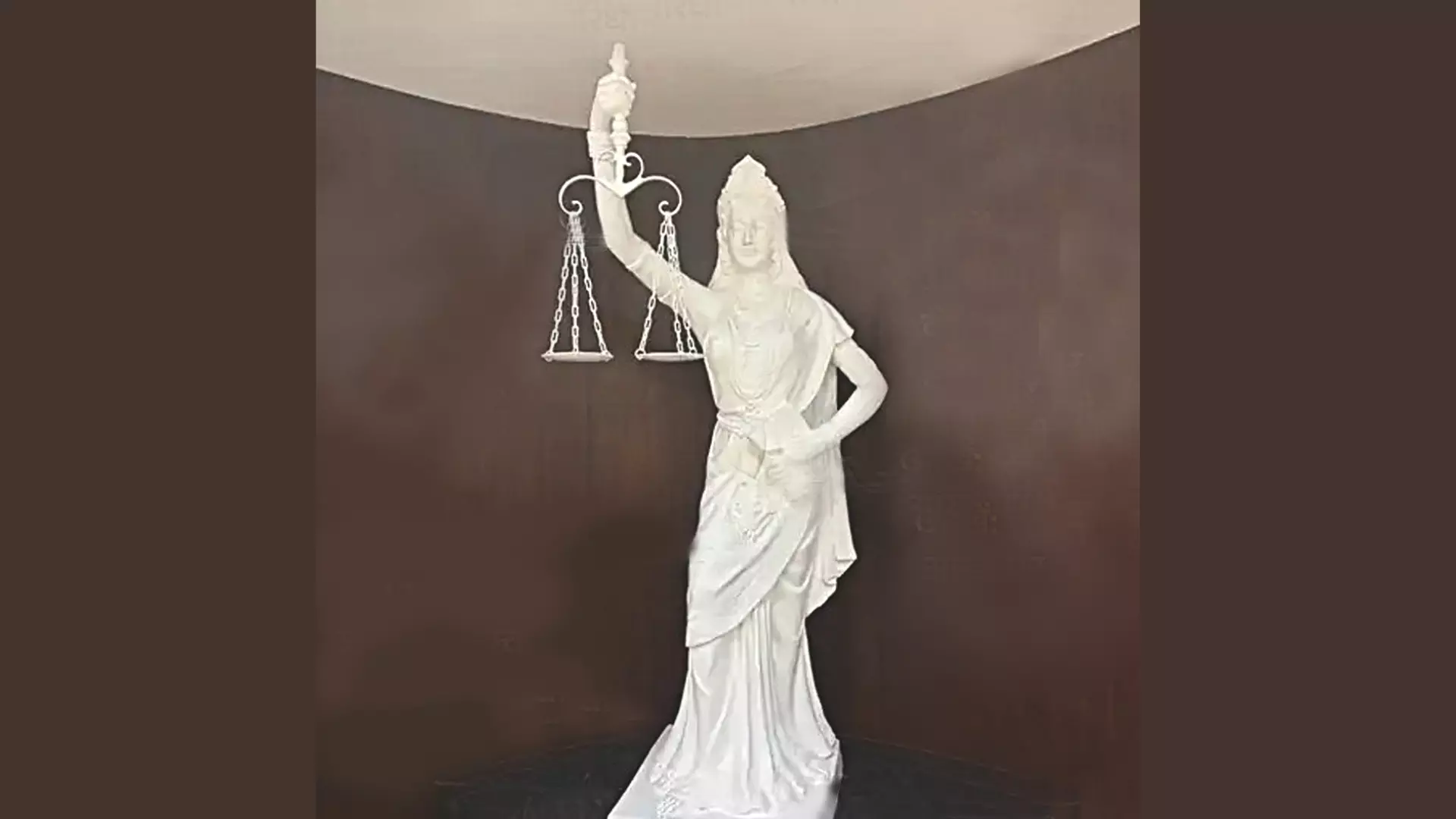 Lady Justice With Eyes Wide Open