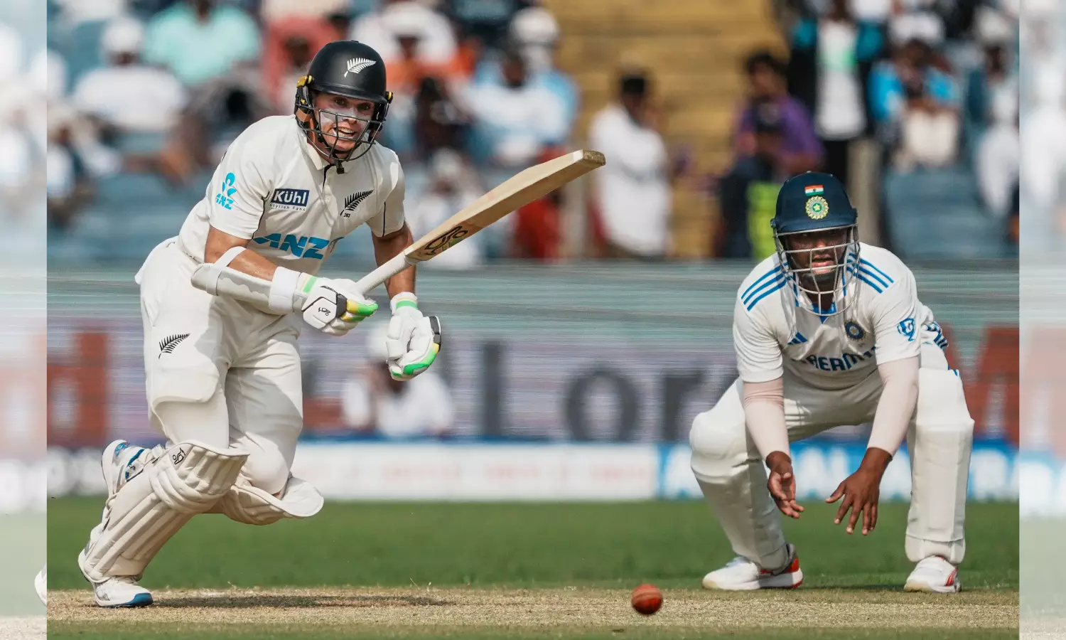 Ind vs NZ, 2nd test: Lathams half-ton give NZ 301-run lead at stumps on day 2