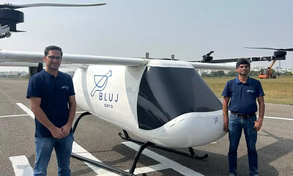 BluJ Aero Unveils Hydrogen-Electric VTOL Aircraft for Efficient Logistics in Hyderabad