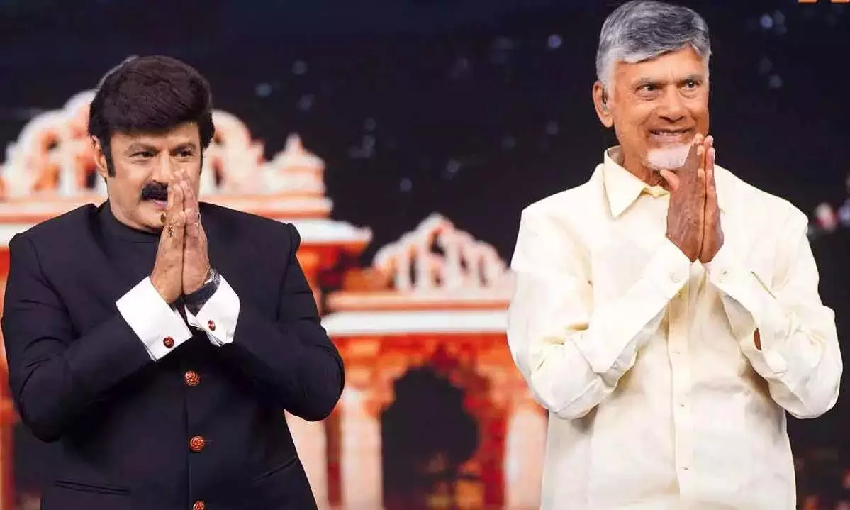 Andhra CM Naidu back on Balayya talk show