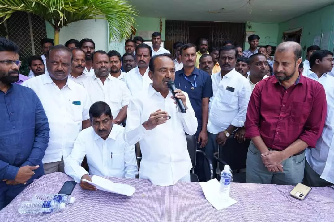 Govt trying to take back assigned land from farmers in Dundigal village: Etala