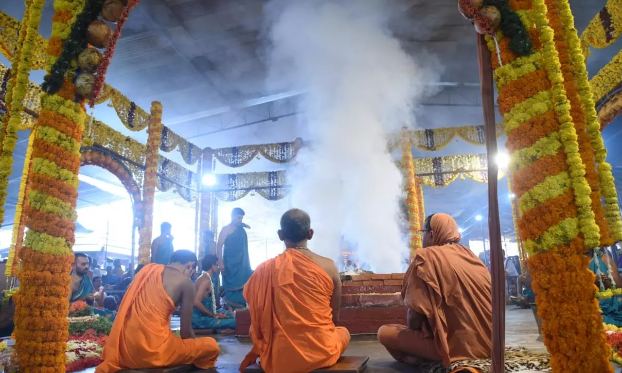 Mangaluru’s Chitrapura Temple Hosts Grand Yagna