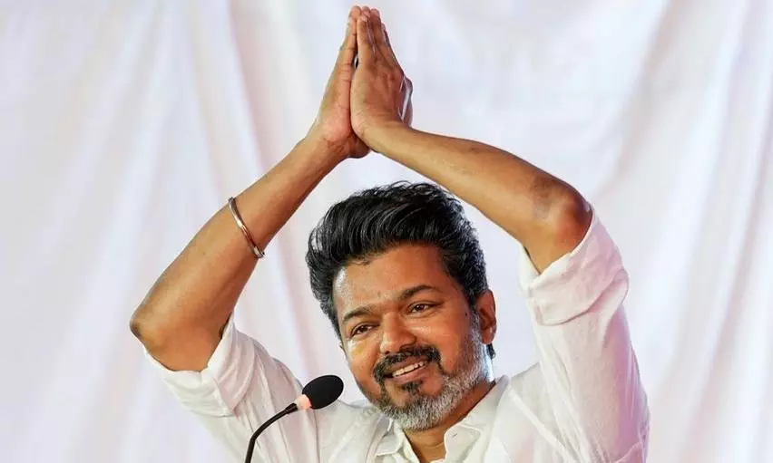 Vijay Declares DMK as Political Rival