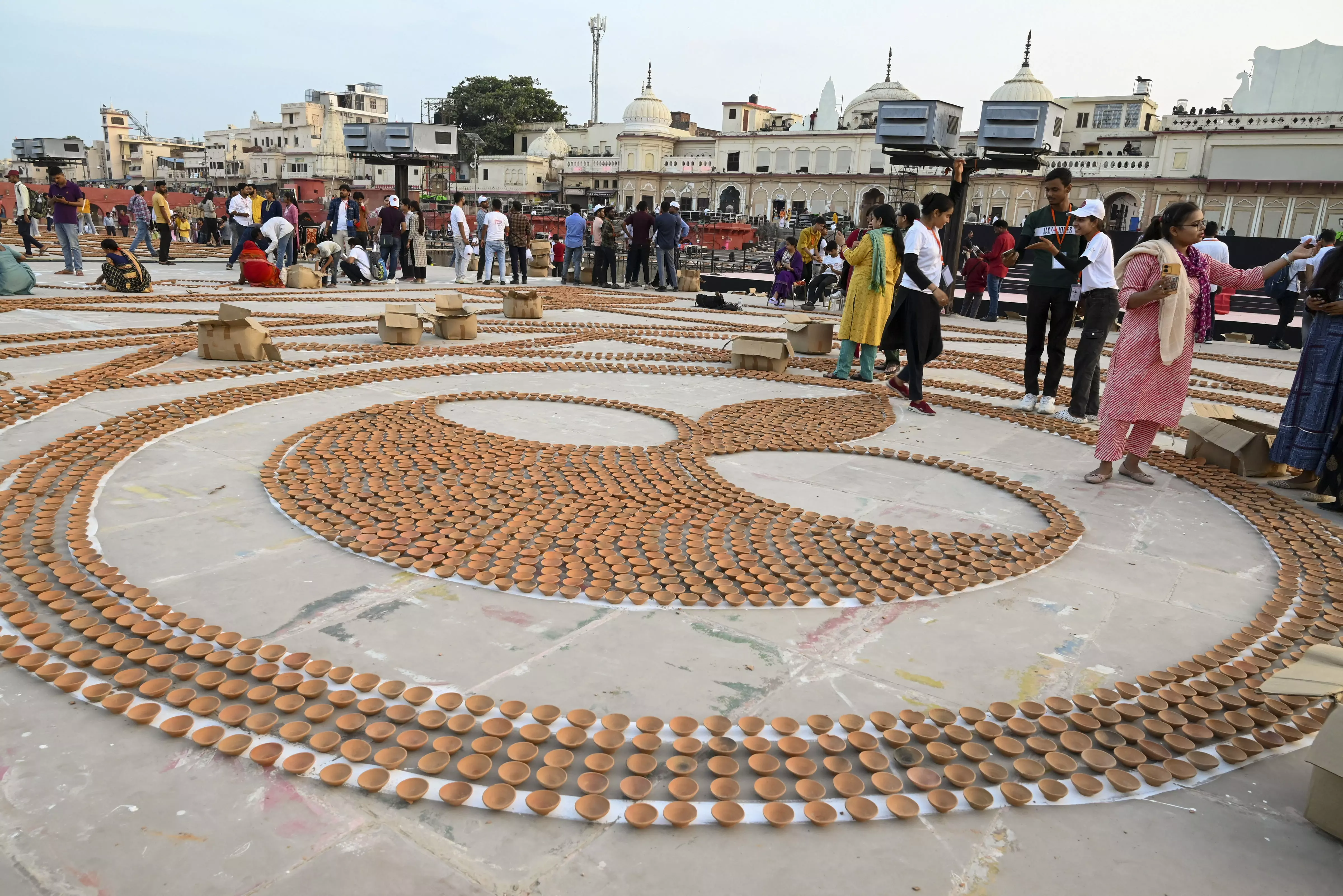 Ayodhyas Ram temple gears up for its first Diwali; 28 lakh diyas to be lit along Saryu