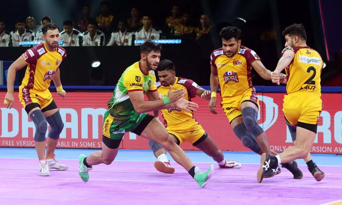 Hi-Flyer Pawan Sehrawat Leads Telugu Titans to Morale Boosting Win Against Patna Pirates