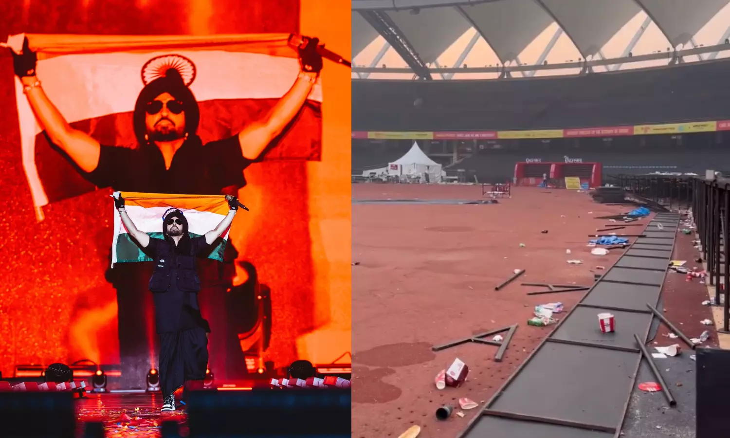 Diljit Singh's concert leaves JLN stadium in a mess, SAI responds