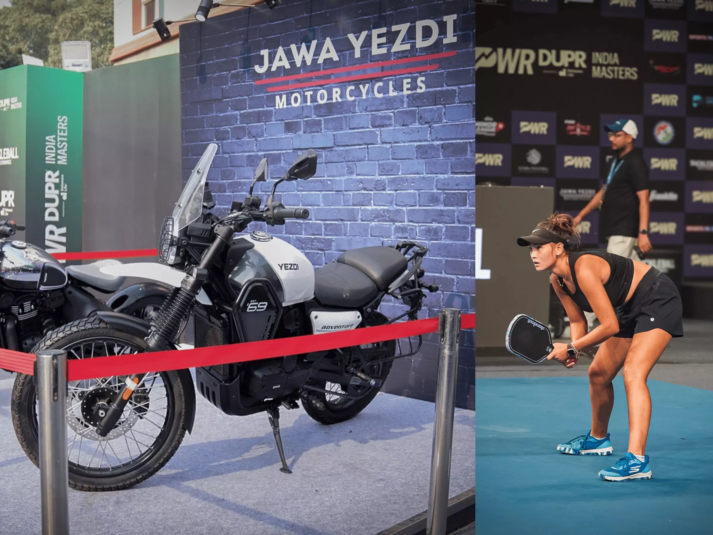 Jawa Yezdi Motorcycles partner with DUPR India Masters Pickleball Tournament