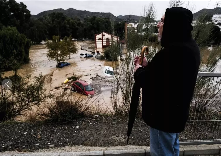 Flash floods in Spain sweep away cars, disrupt trains and leave several missing