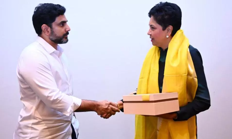 Lokesh Seeks Support of Indra Nooyi to Build Brand AP