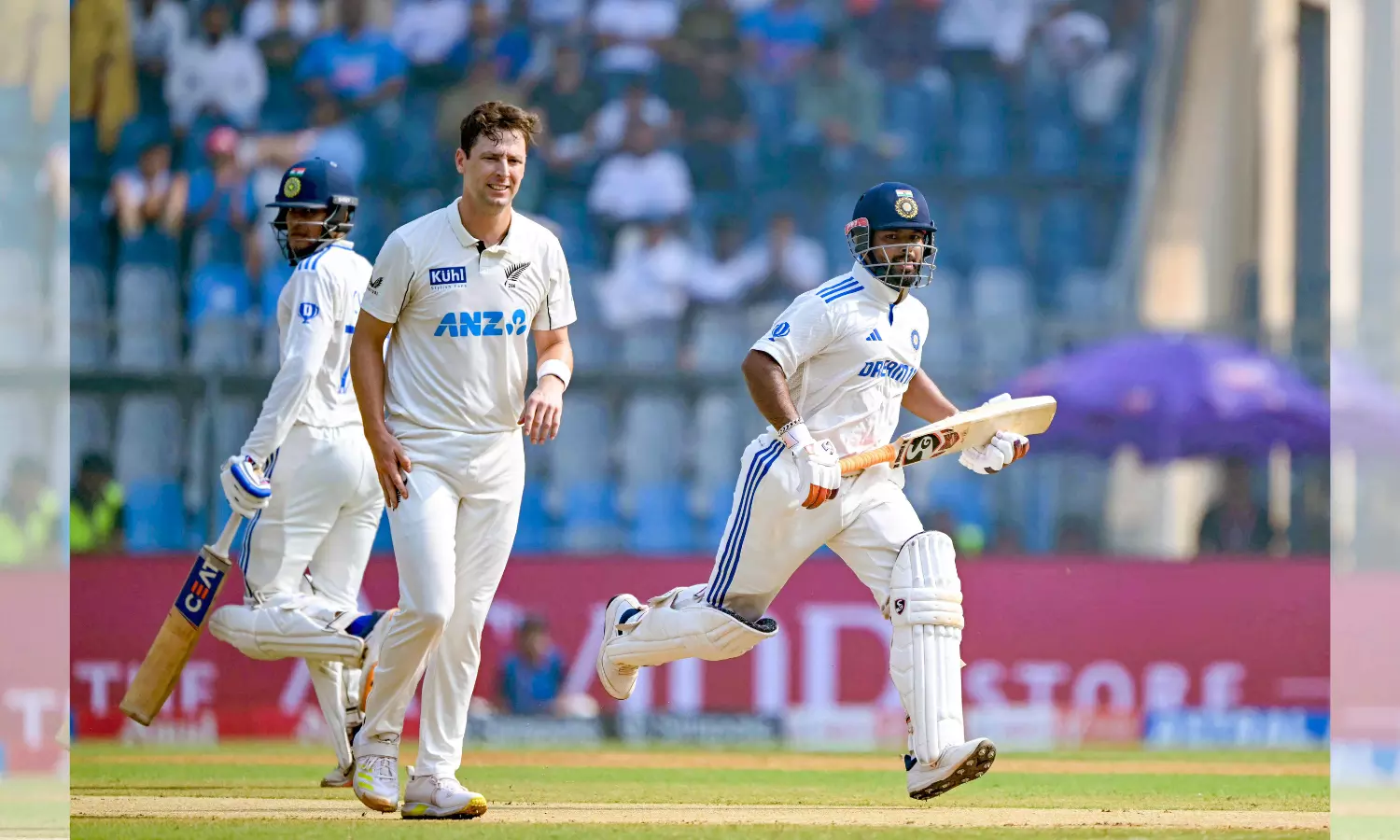 Ind vs NZ, 3rd Test: India reach 195/5 at lunch on Day 2