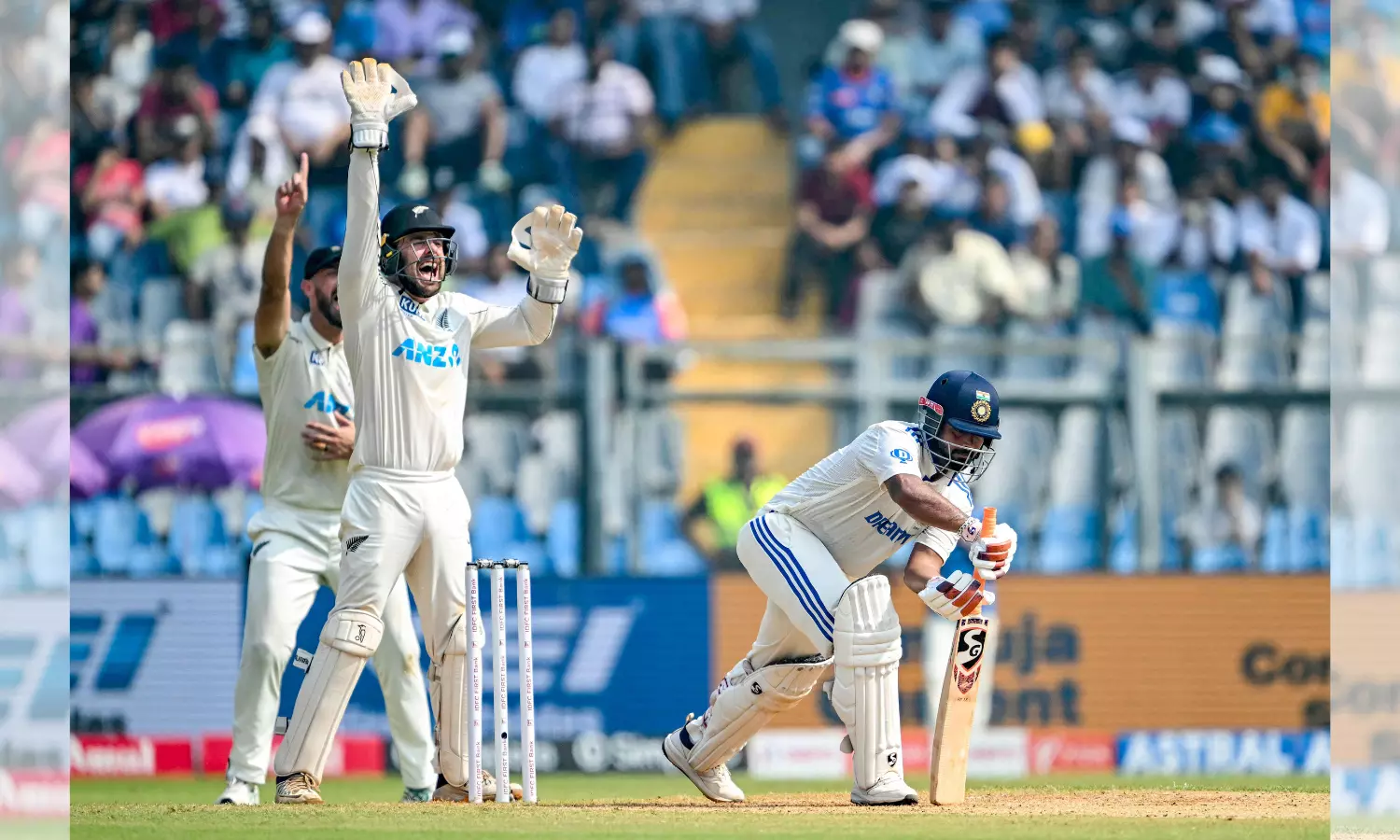 Ind vs NZ, 3rd test: New Zealand dismiss India for 263 in first innings