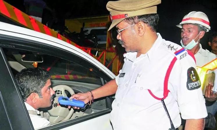 Cyberabad Police Arrest 513 Persons for Drunk Driving in 3 Days