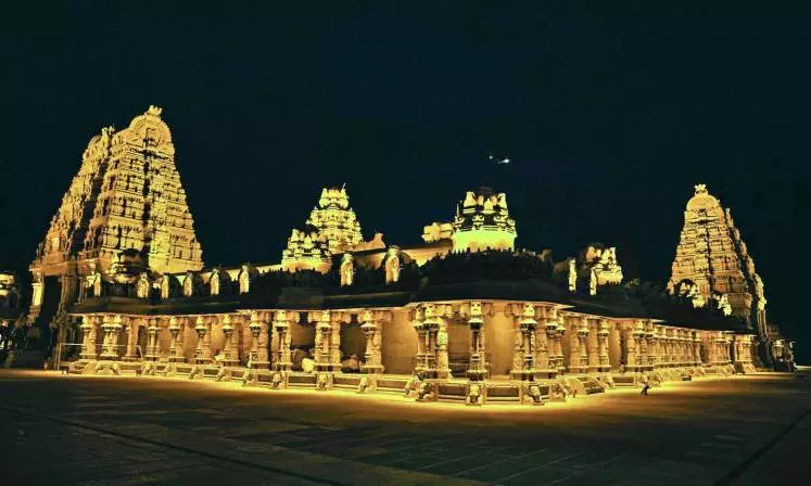 Yadadri Temple Likely to Get Special Protection Force Ahead of Gold Coating