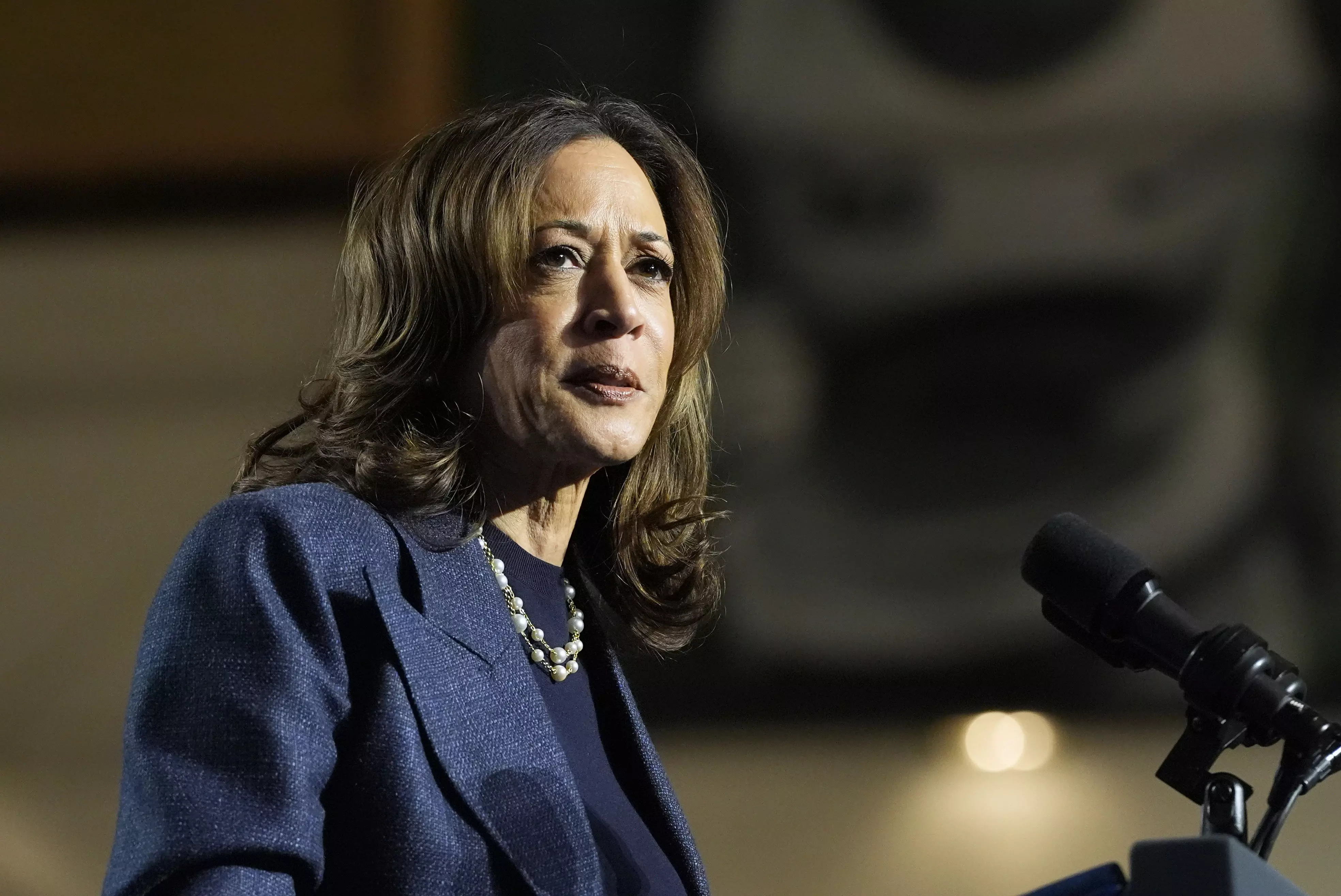 Kamala Harris vows end to Gaza war at Michigan rally