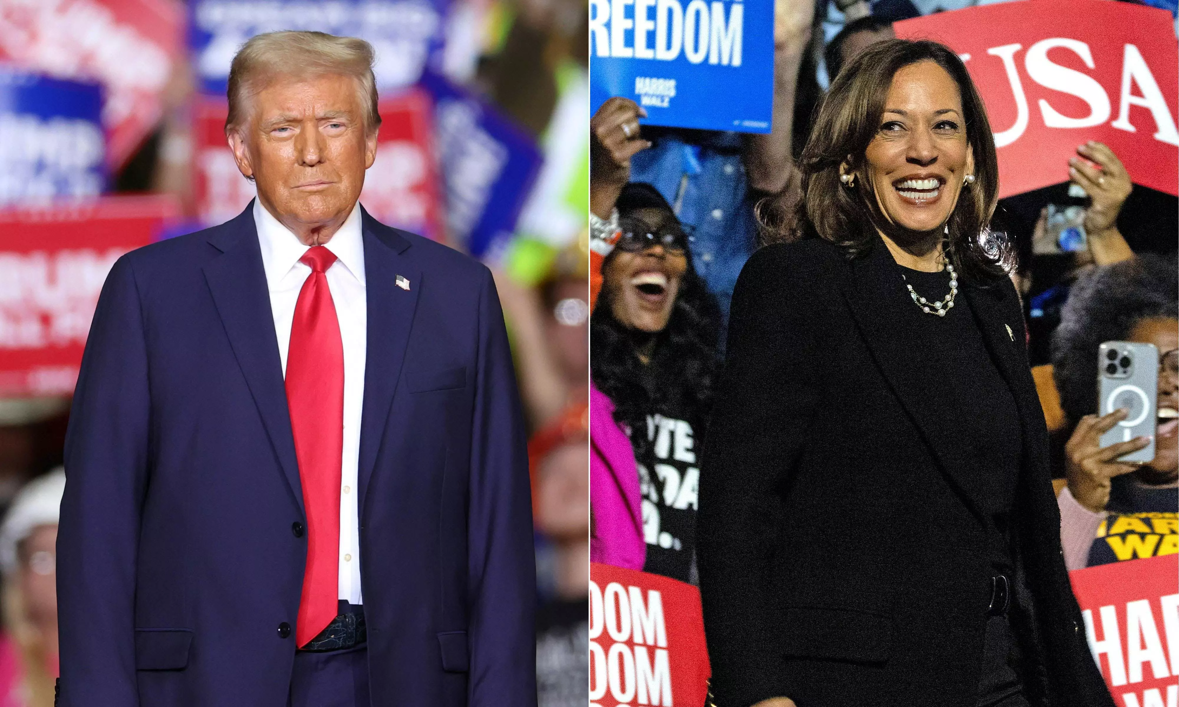 Harris, Trump end historic campaigns with final pitch to voters