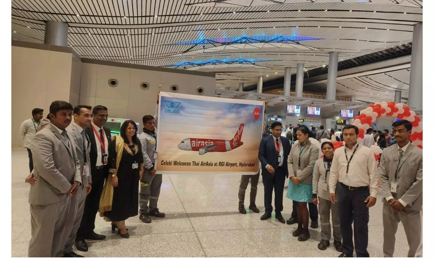 Thai AirAsia Entrusts Çelebi India with Ground Handling for New Hyderabad- Bangkok Flights