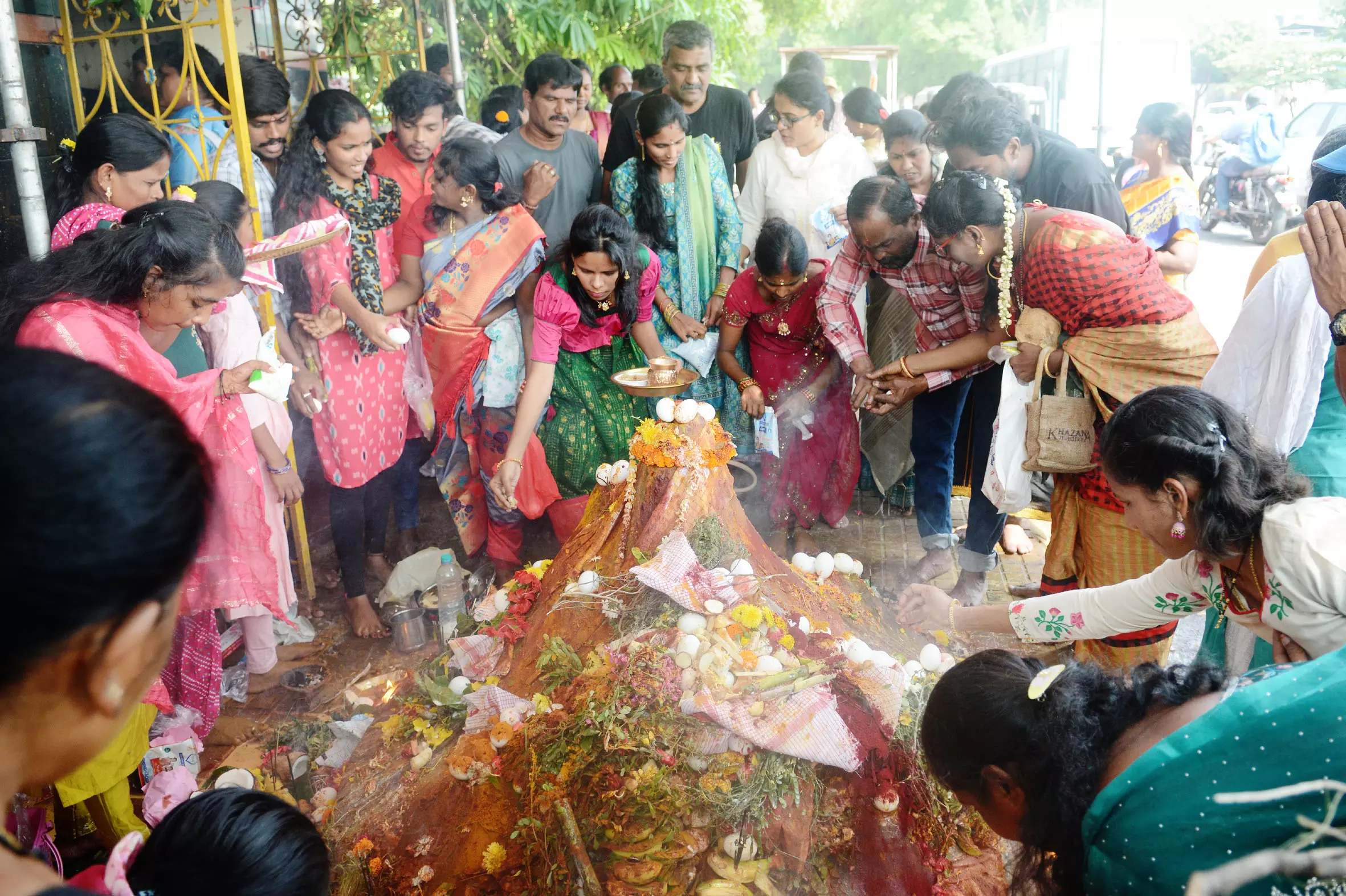 Nagula Chavithi Celebrated with Traditional Fervour in Visakhapatnam