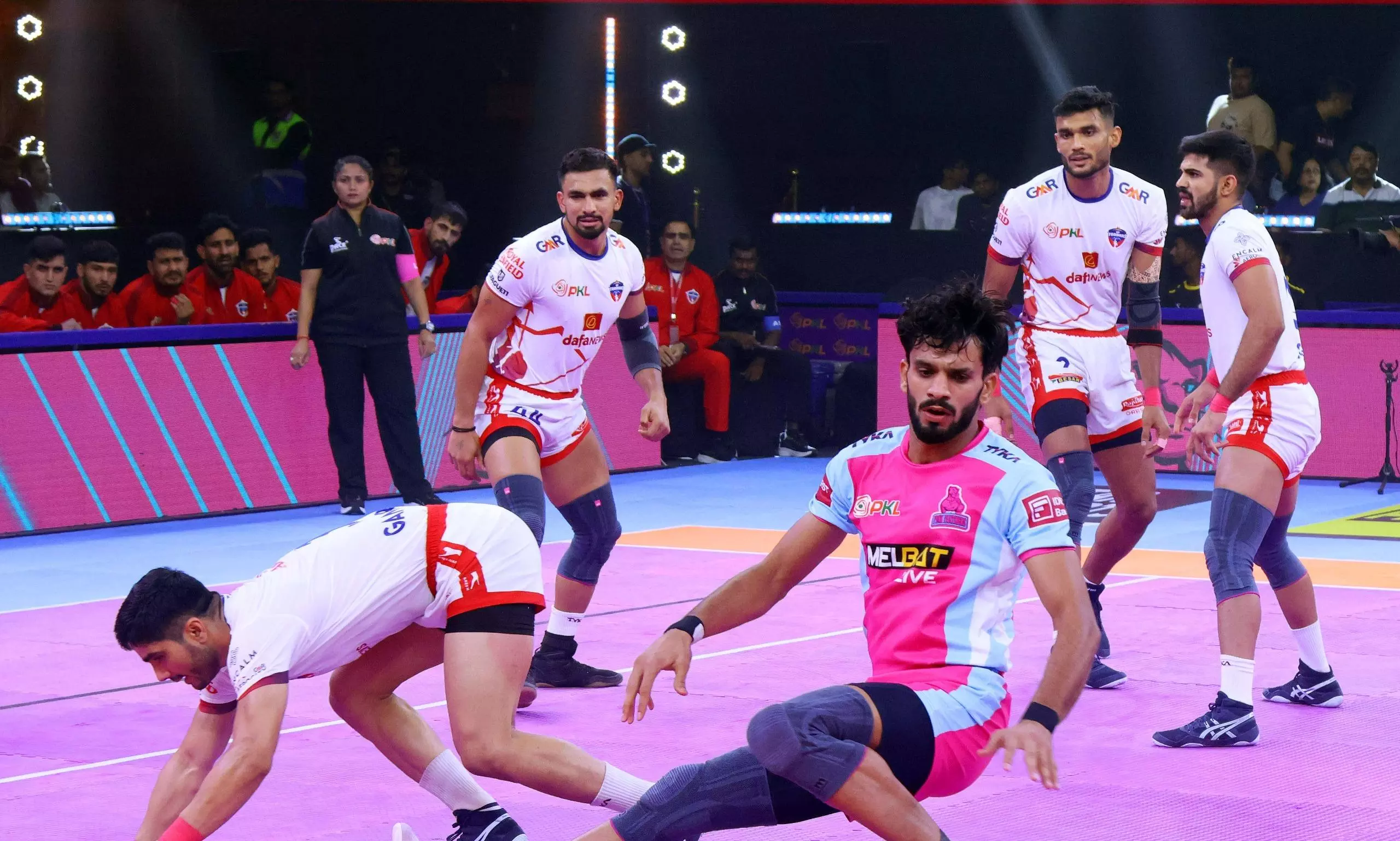 Arjun Deshwal Joins an Elite List of PKL Raiders As Jaipur Pink Panthers Overcome Up Yoddhas Challenge