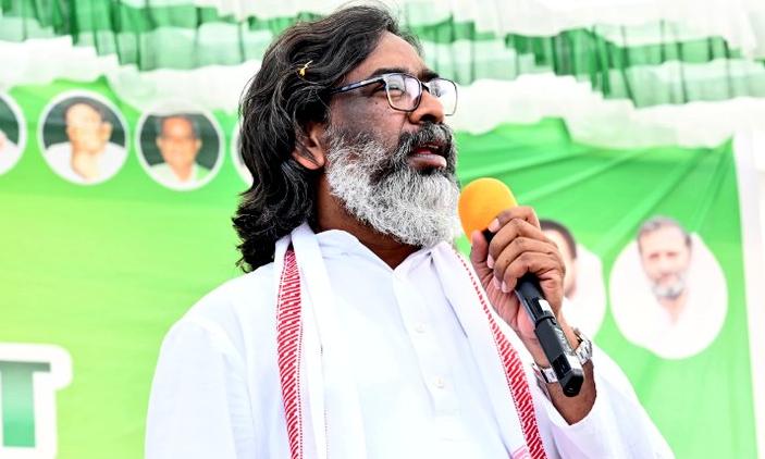 Hemant Soren Slams Opponents, Calls JMM Jharkhand's Great Wall of China