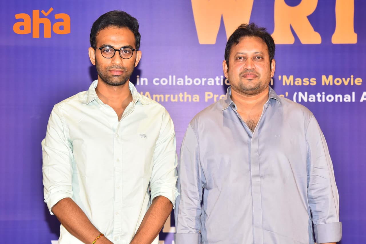 aha OTT announces Writers Talent Hunt in collaboration with Mass Movie Makers, Amrutha Productions