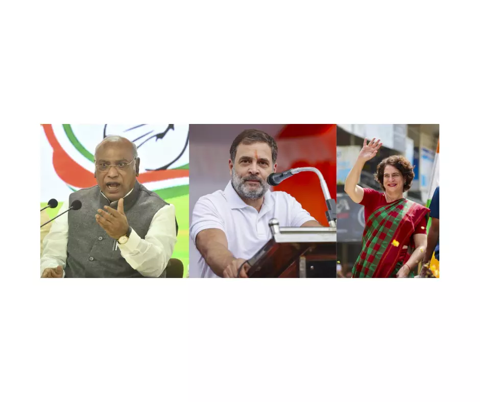 Rahul, Priyanka, Kharge to Lead Congress’s Maharashtra Campaign