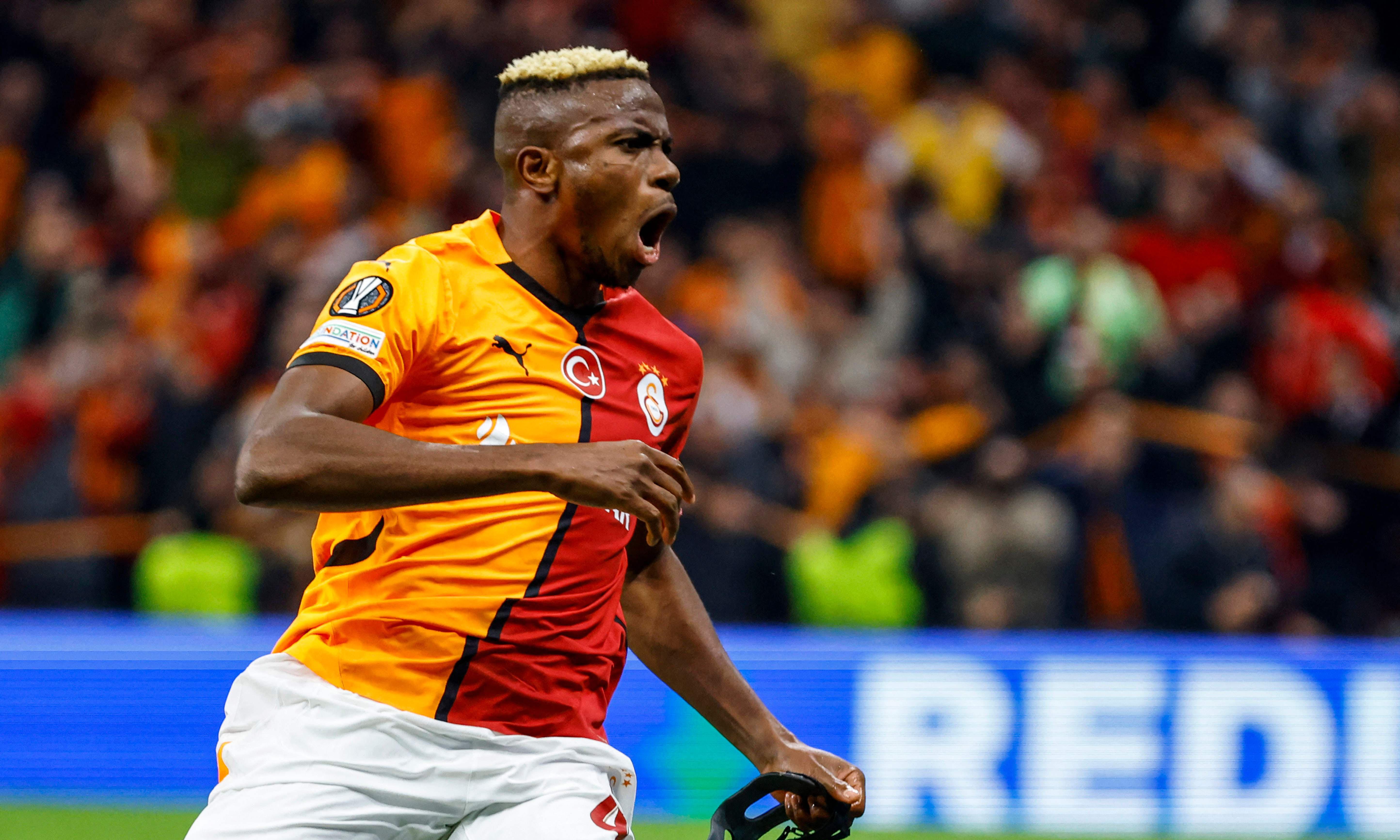 Europa League: Osimhen scores brace to help Galatasaray beat Tottenham 3-2