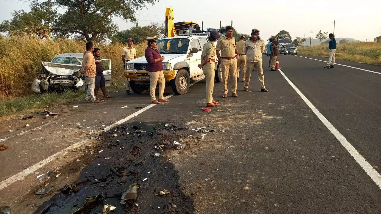 Four from Hyderabad Killed in Kalaburagi Car Collision