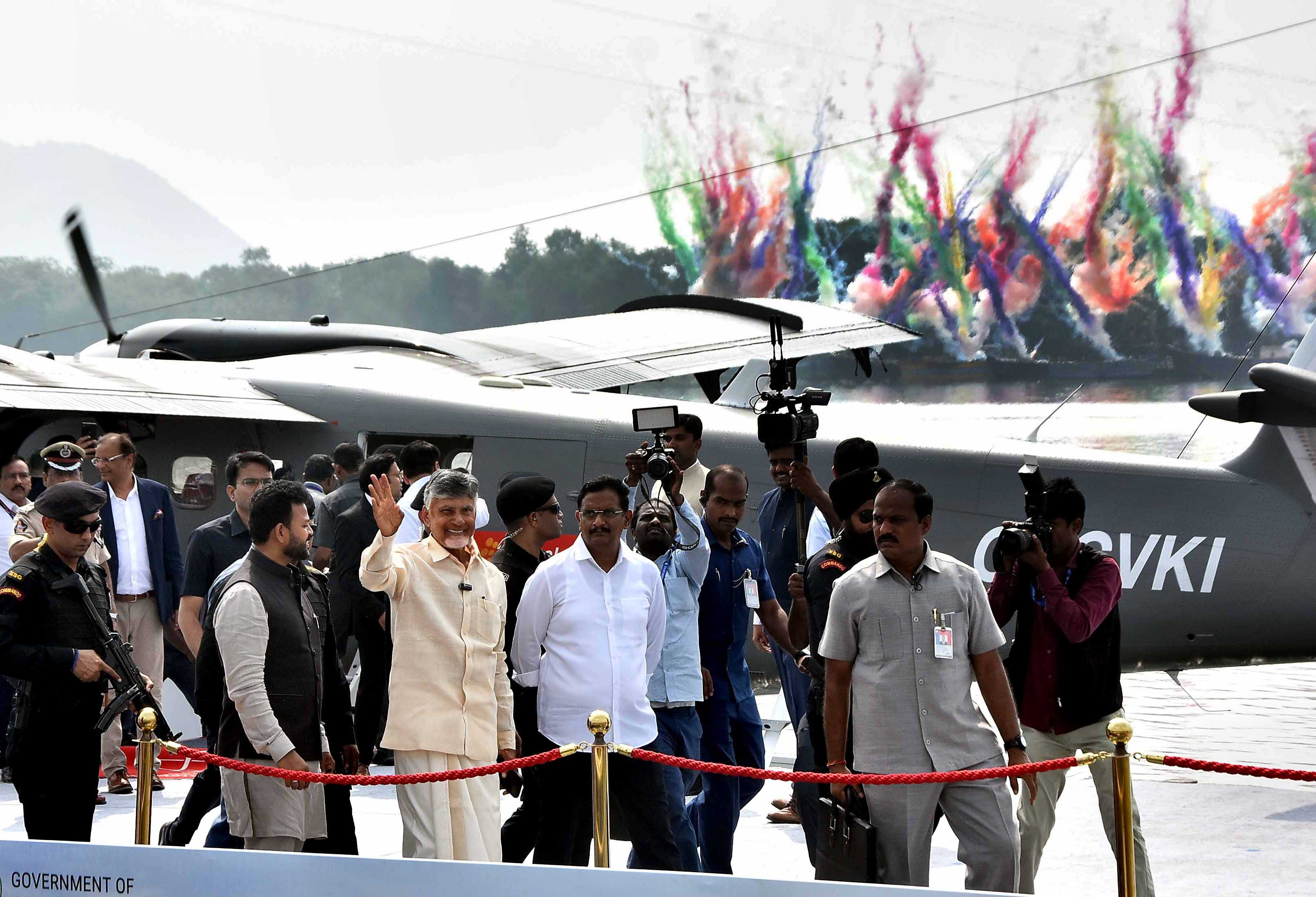 Naidu Launches Seaplane, Vows to Develop Tourism in AP