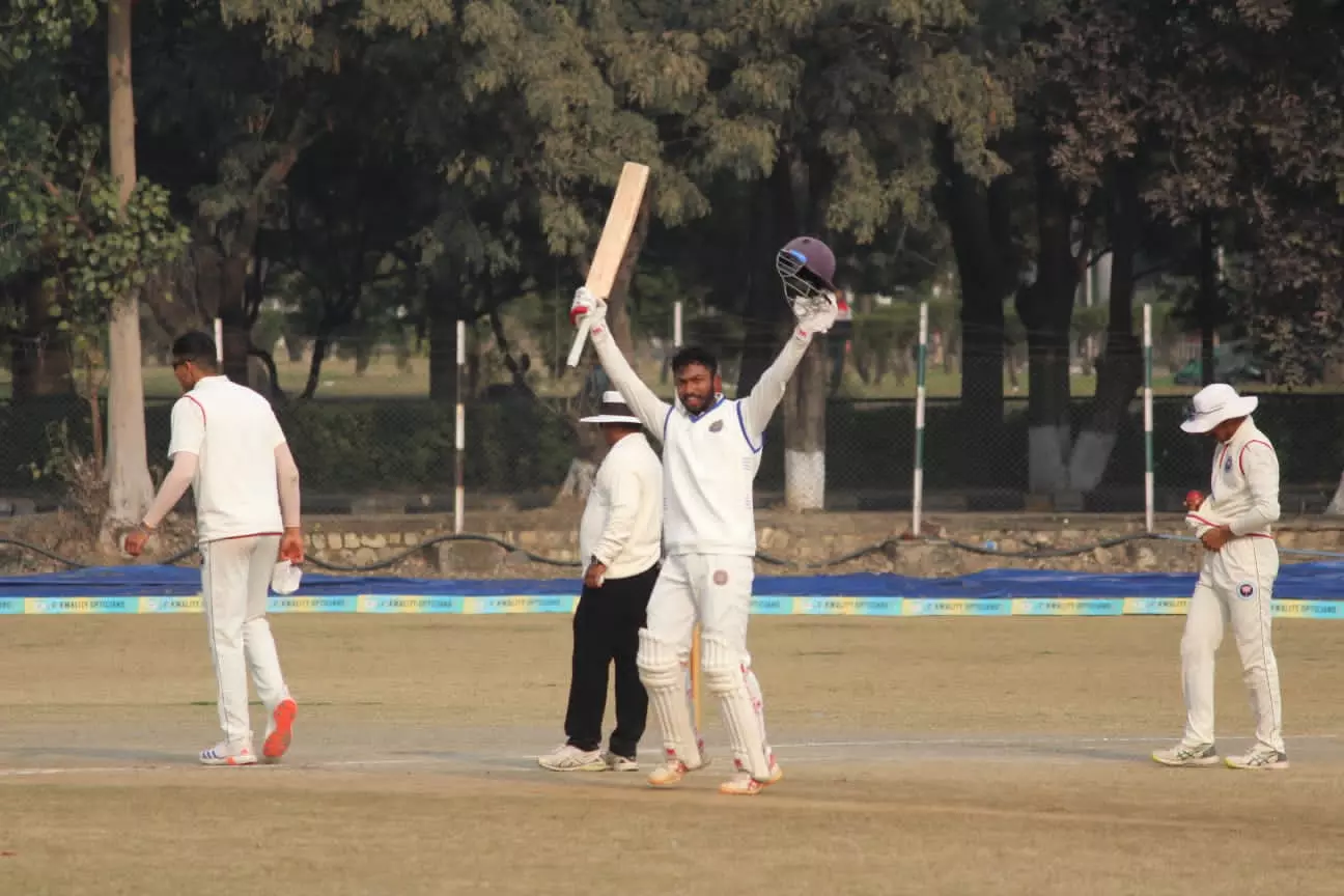 Himateja of Adilabad Scores His Maiden Century in Ranji