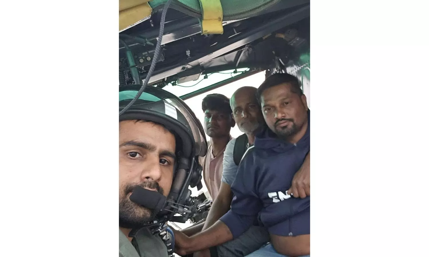 ICG rescues five fishermen stranded on flooded boat off Daman coast