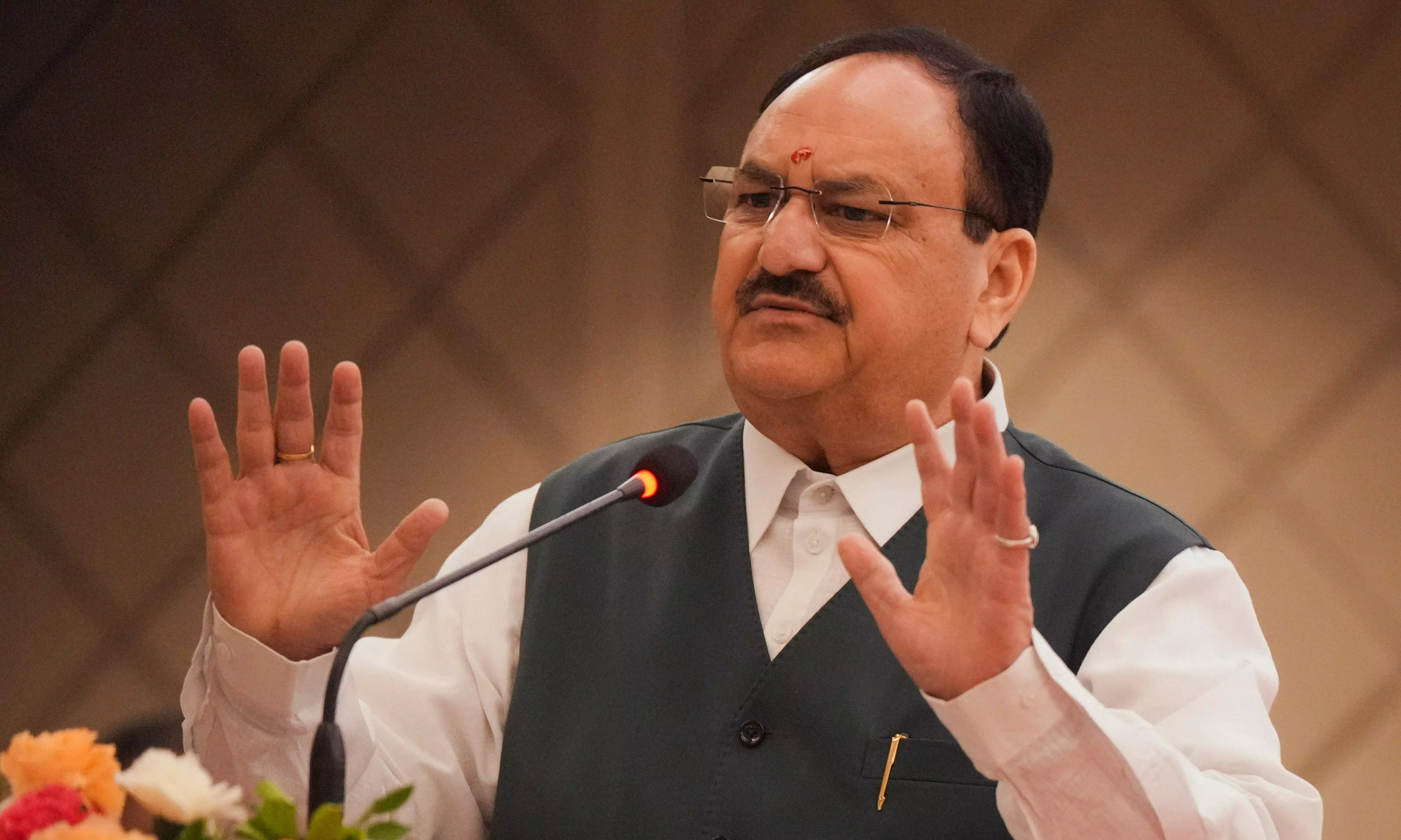 Congress promoting urban Naxal forces in country: JP Nadda