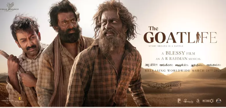 Malayalam film The Goat Life nominated at Hollywood awards