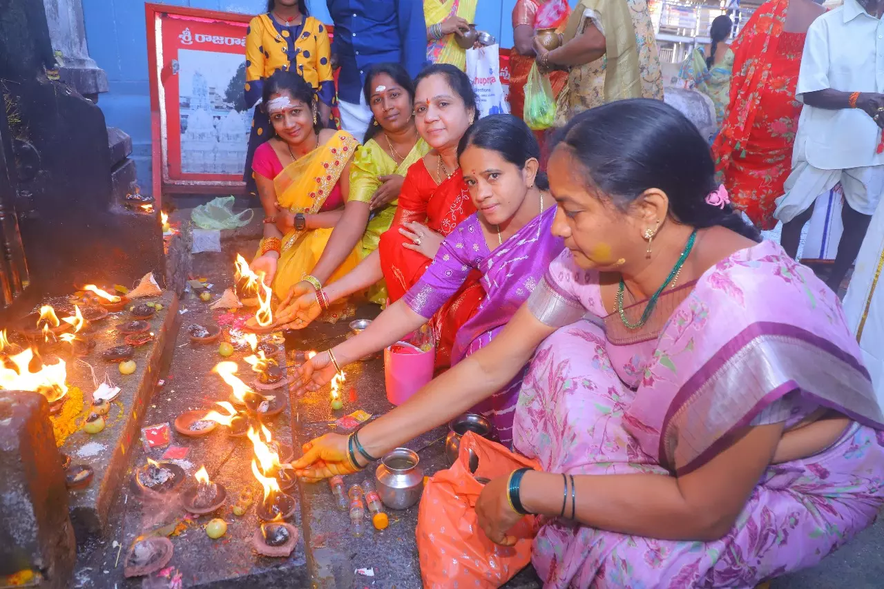 Karthika Pournami celebrated in Nizamabad