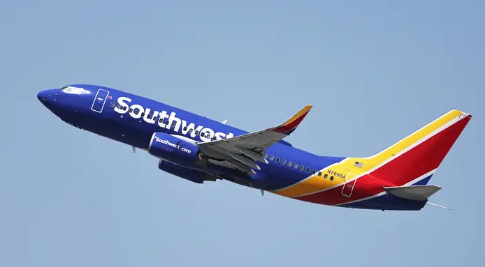 Southwest airlines plane hit by bullet in Dallas airport