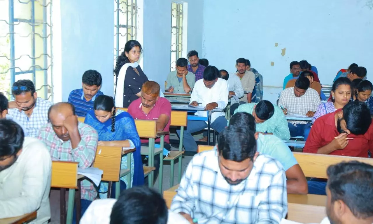 Group-III Exams Held Peacefully in Nalgonda