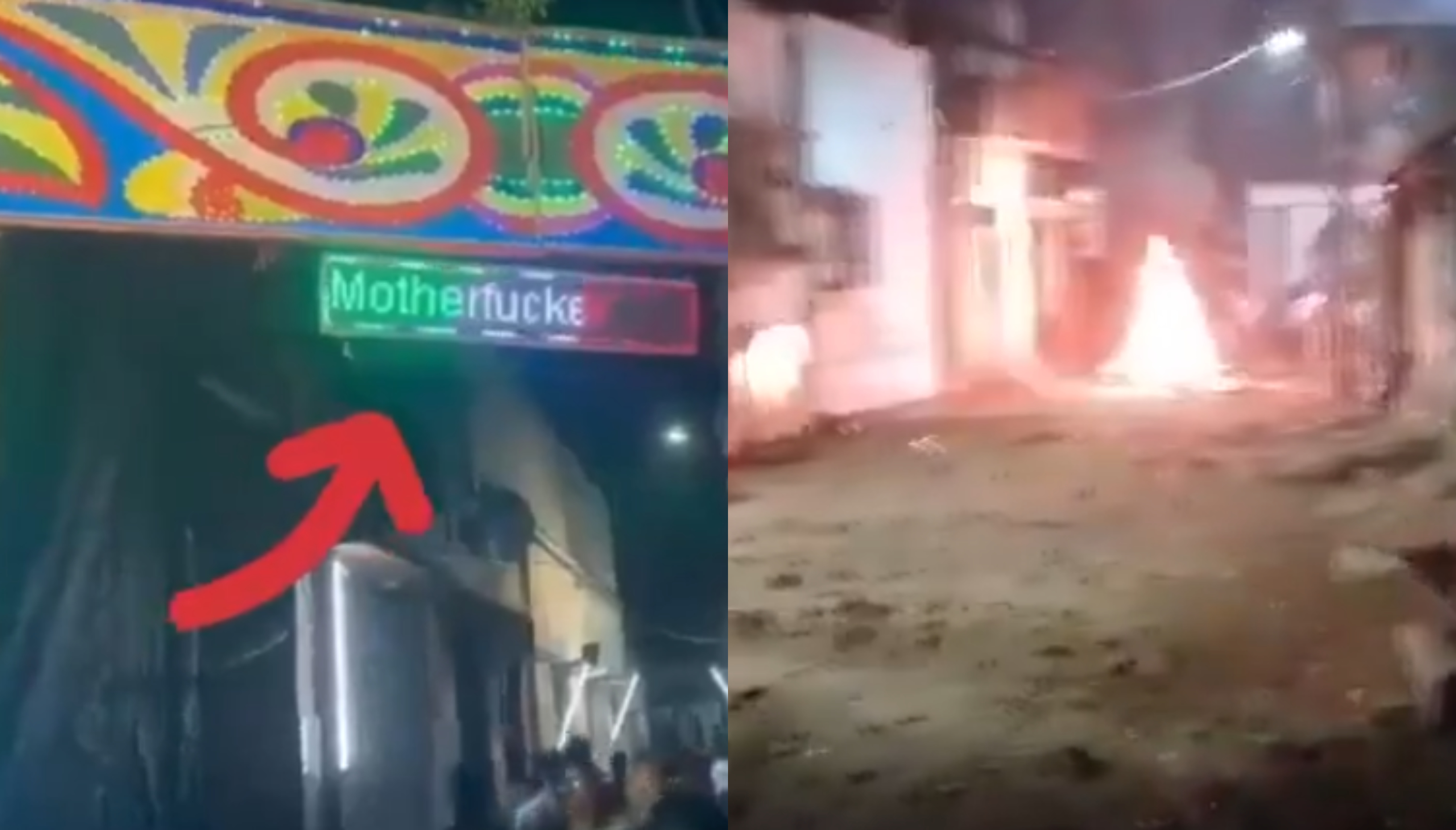 Clashes Erupt over Message on Puja Pandal Board in Murshidabad