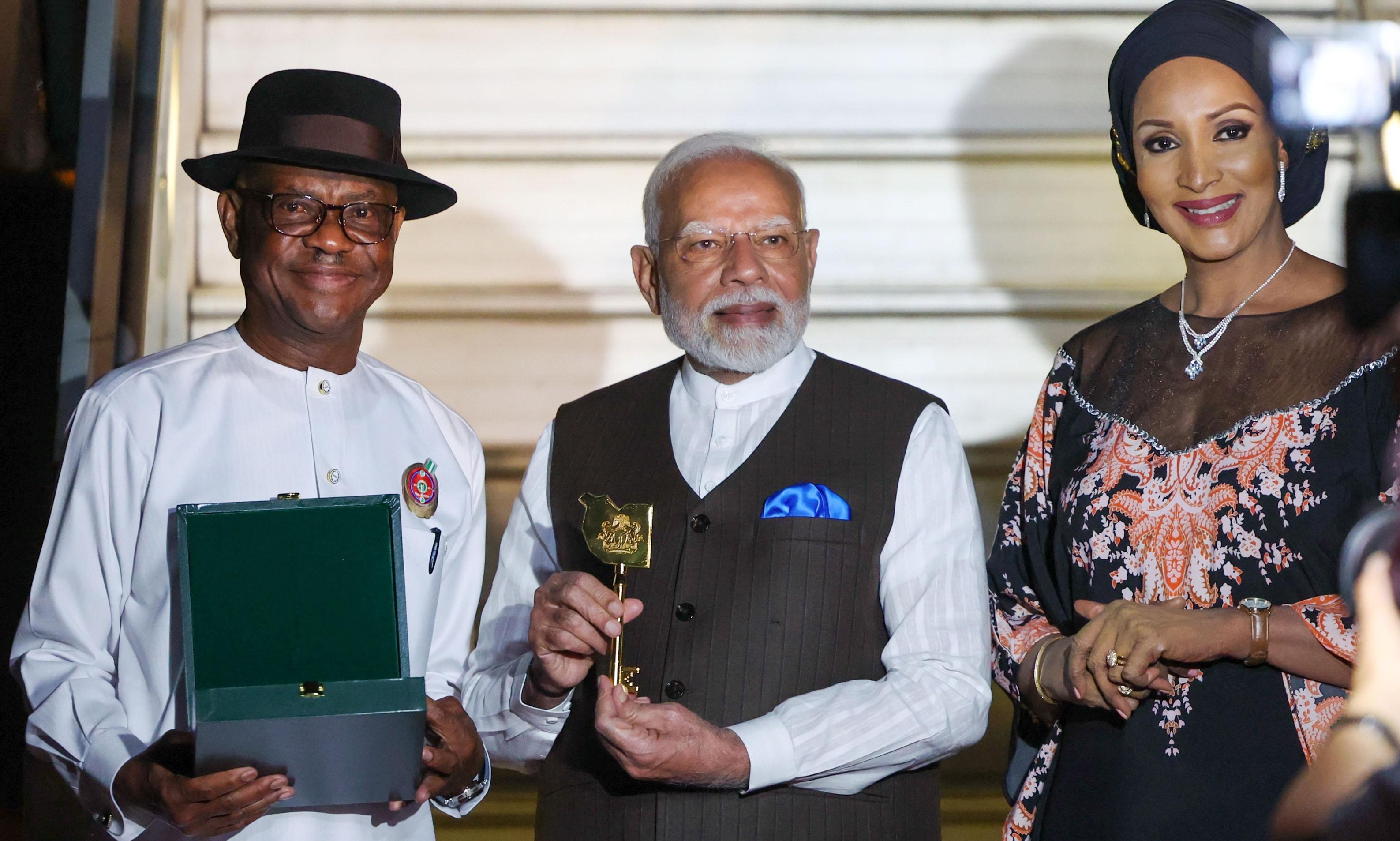 PM Modi Honoured with Nigeria's Prestigious GCON Award