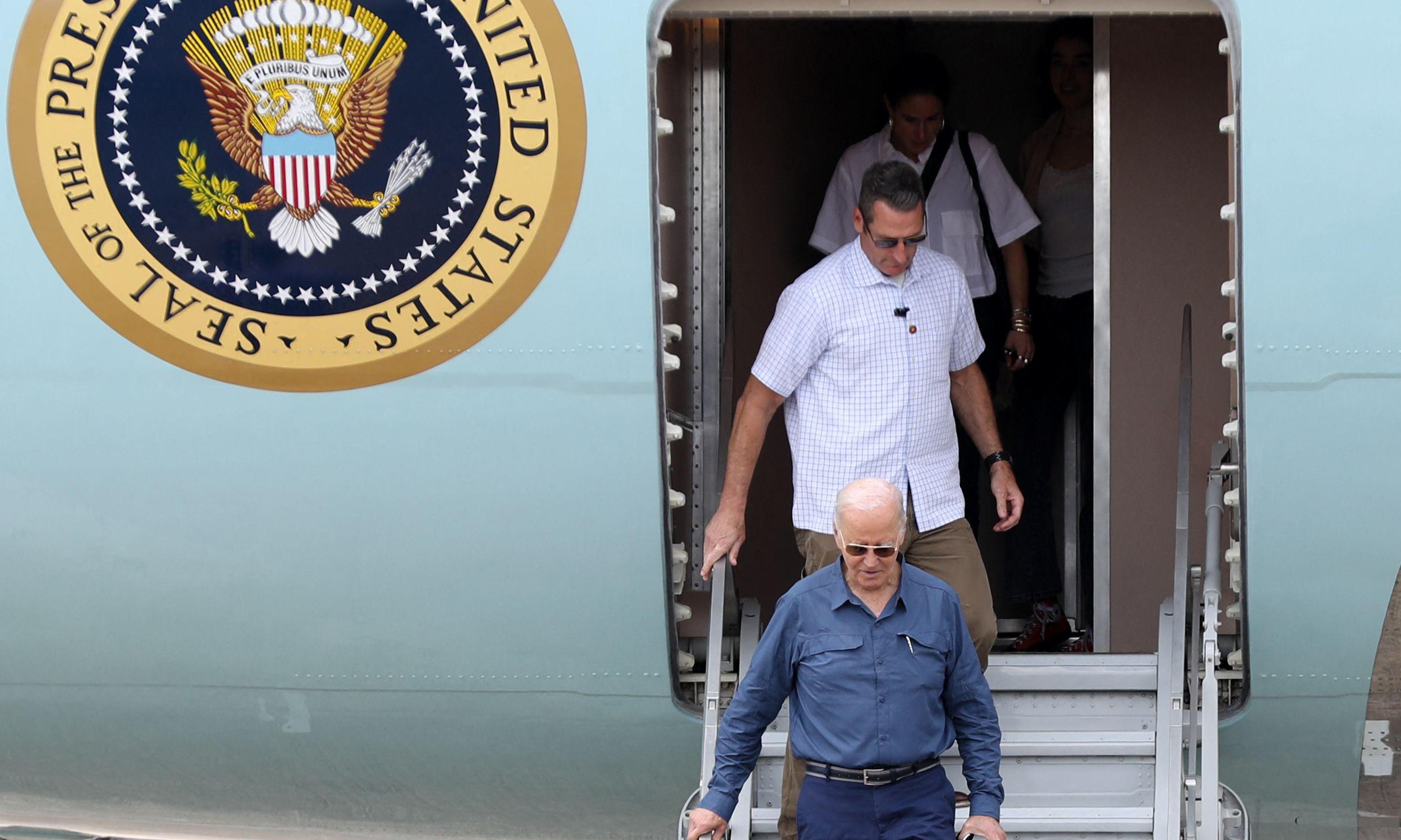 Biden becomes first sitting US president to visit Amazon rainforest