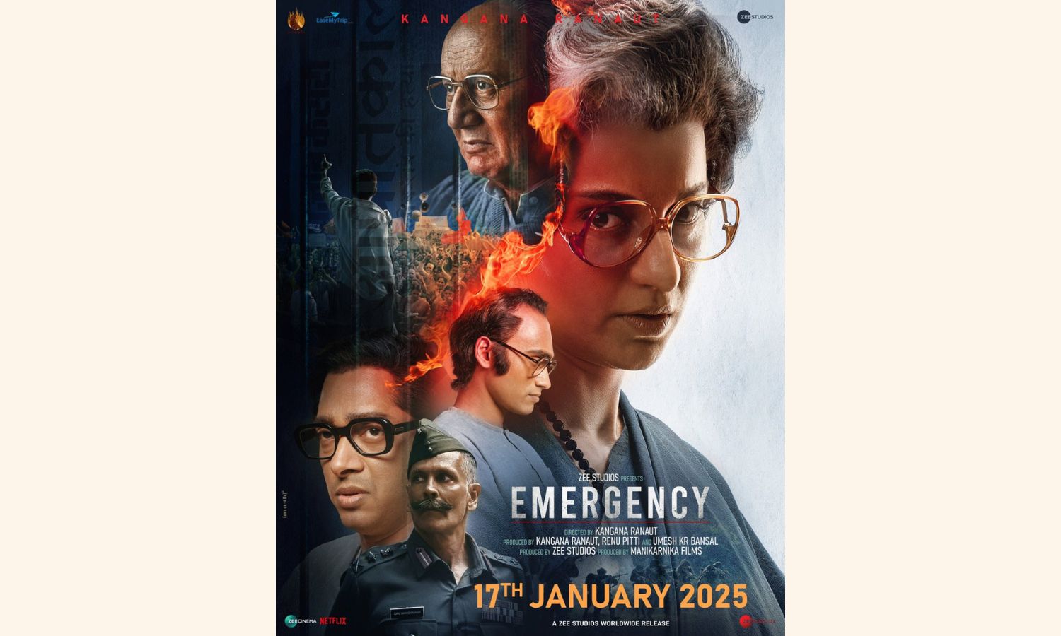 Kangana Ranaut-starrer 'Emergency' to release on January 17